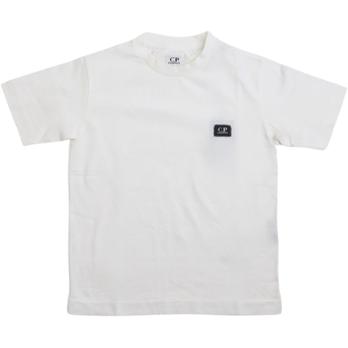 C.P. Company Gauze White T-Shirt Kort Sleeve