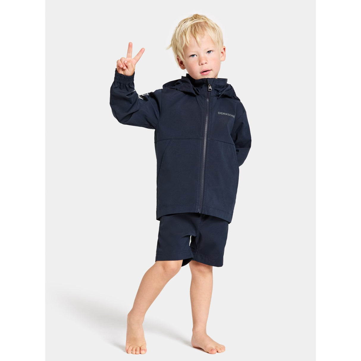 Didriksons Navy Hallon Kids Jakke