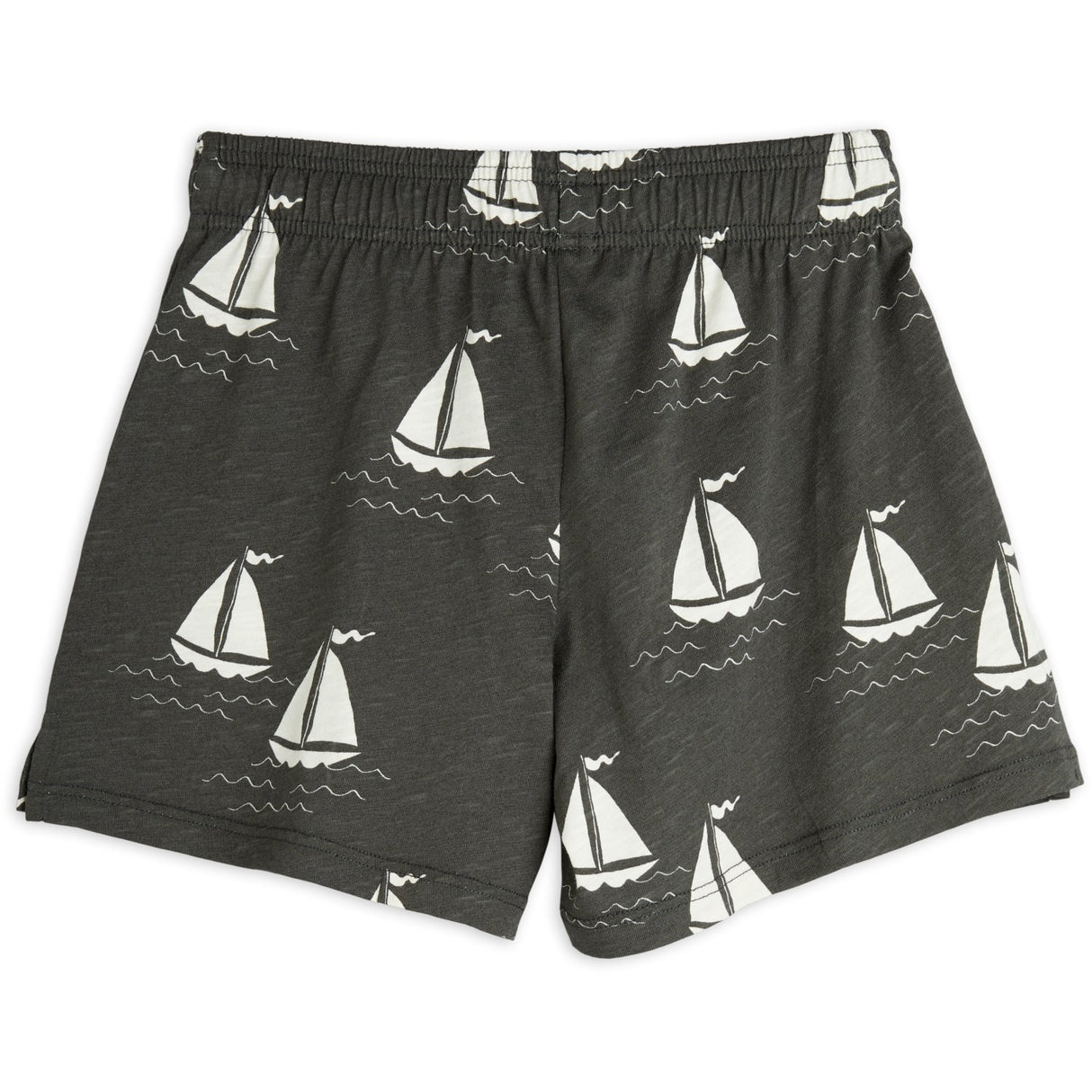 Mini Rodini Grey Sailing Boats AOP Shorts