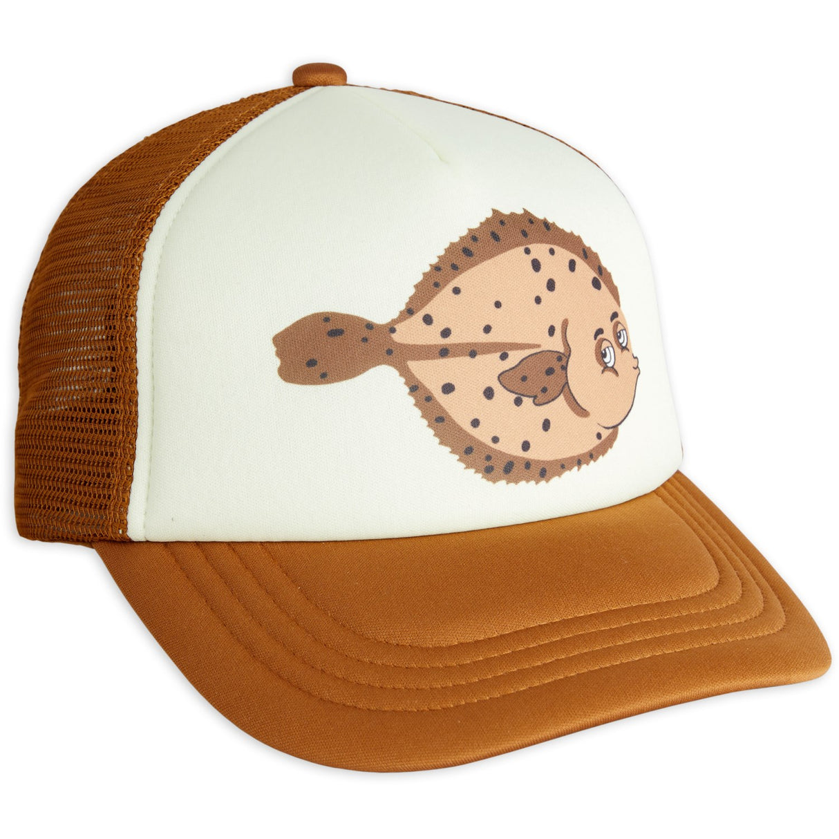Mini Rodini Brown Flundra Trucker Caps