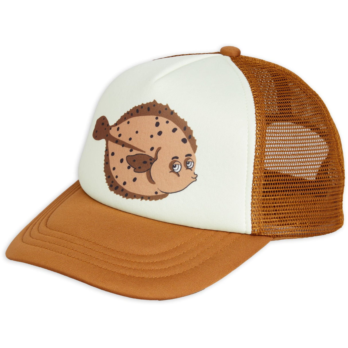 Mini Rodini Brown Flundra Trucker Caps