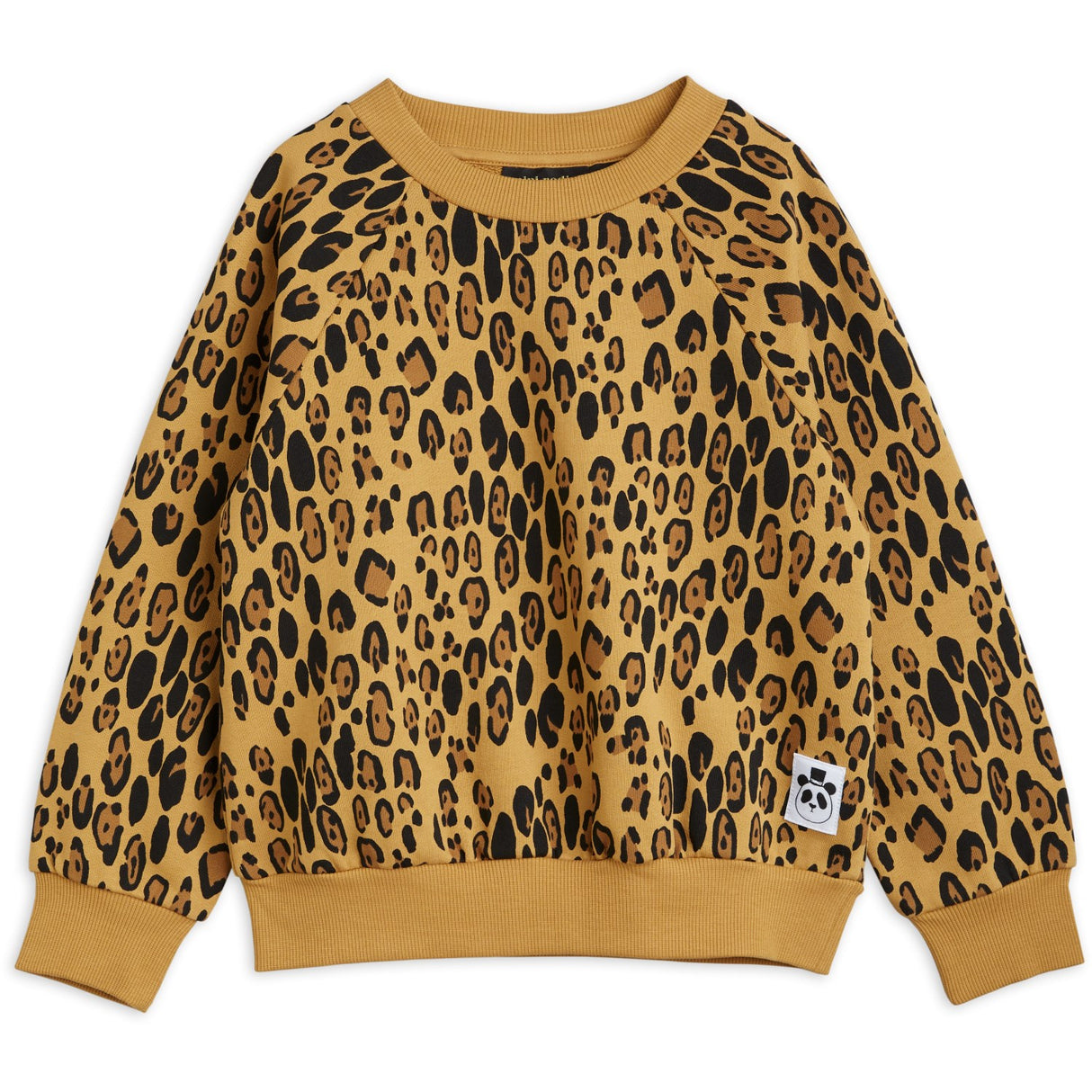 Mini Rodini Beige Basic Leopard Collegegenser