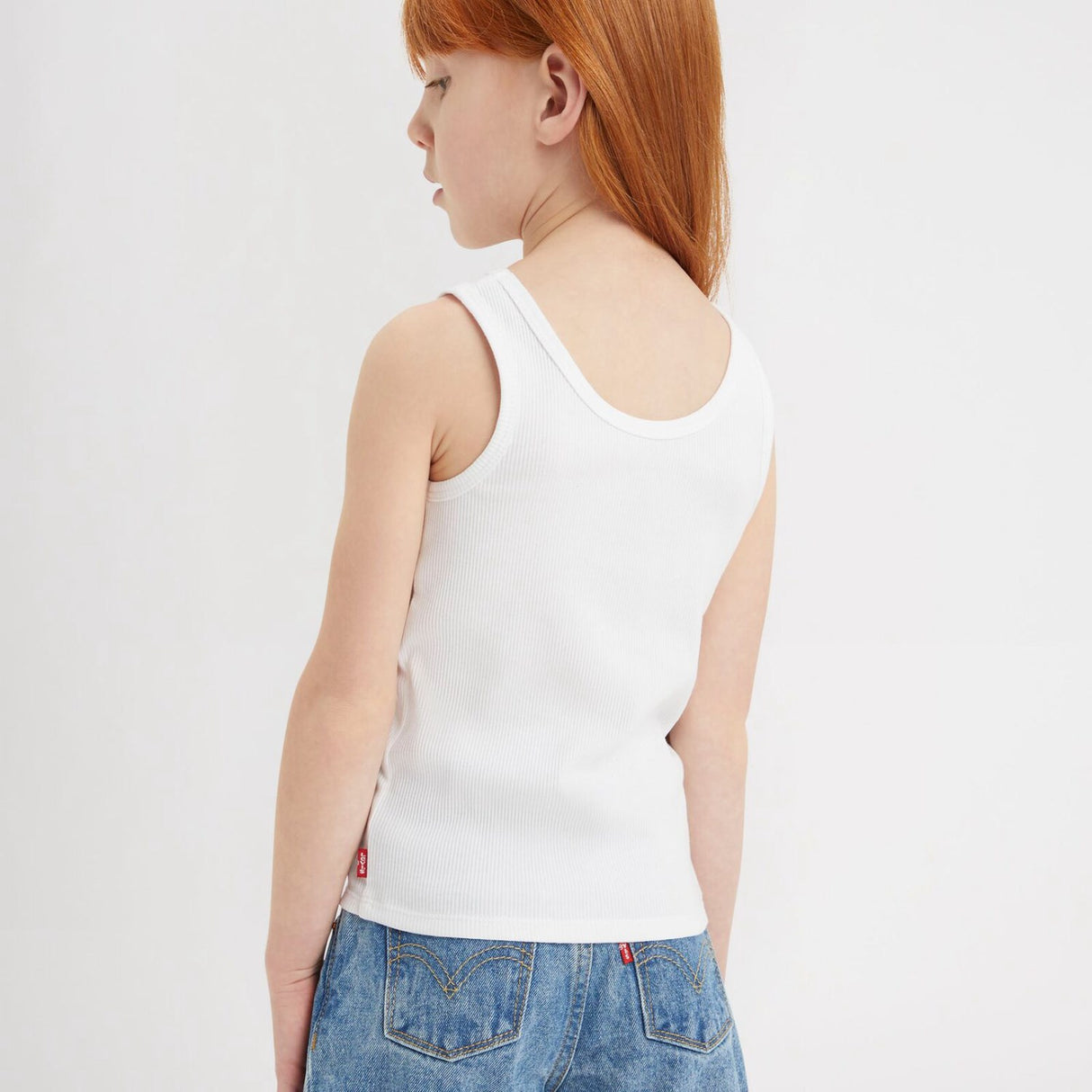 Levi's Bright White Lvg Meet Og Greet Ribbed Tank Topp