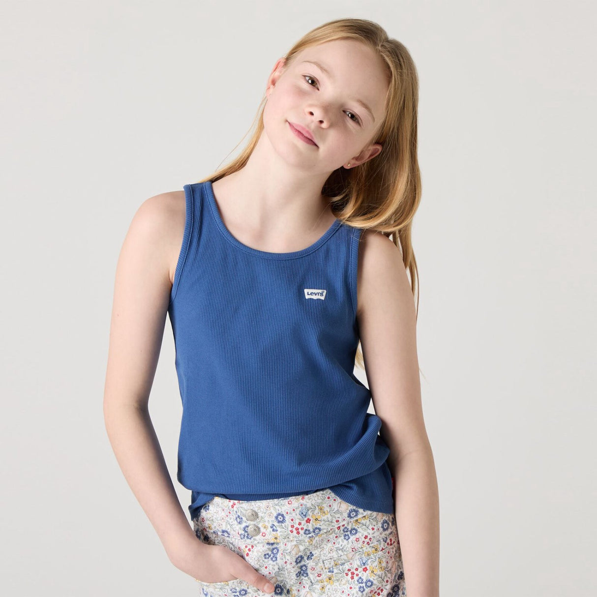 Levi's True Navy Lvg Meet Og Greet Ribbed Tank Topp