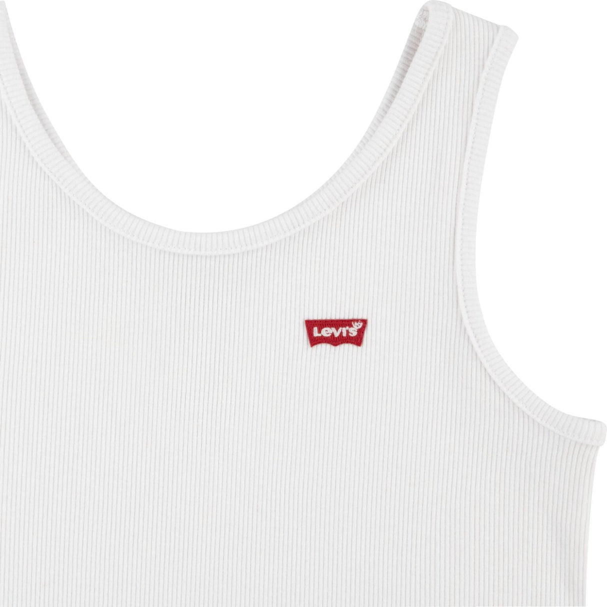 Levi's Bright White Lvg Meet Og Greet Ribbed Tank Topp