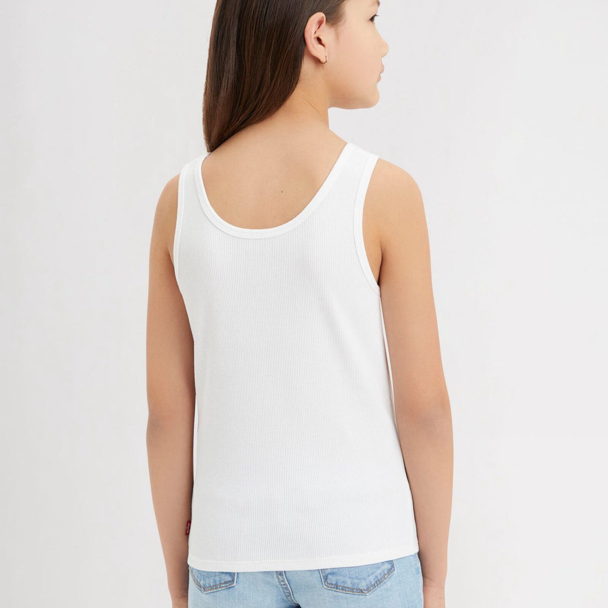 Levi's Bright White Lvg Meet Og Greet Ribbed Tank Topp