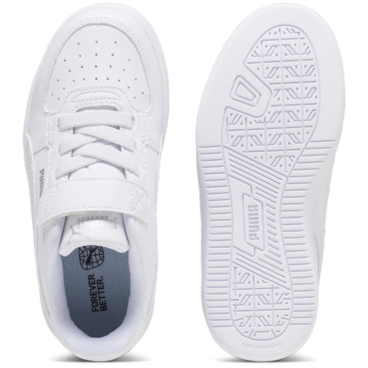 Puma White Caven 2.0 AC+ PS Sneakers