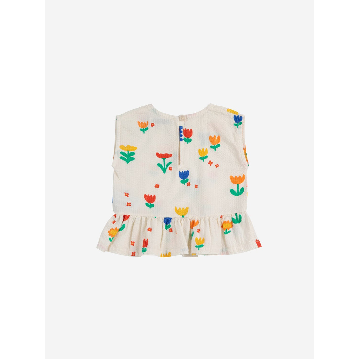 Bobo Choses Multicolor Garden Party All Over Woven Top
