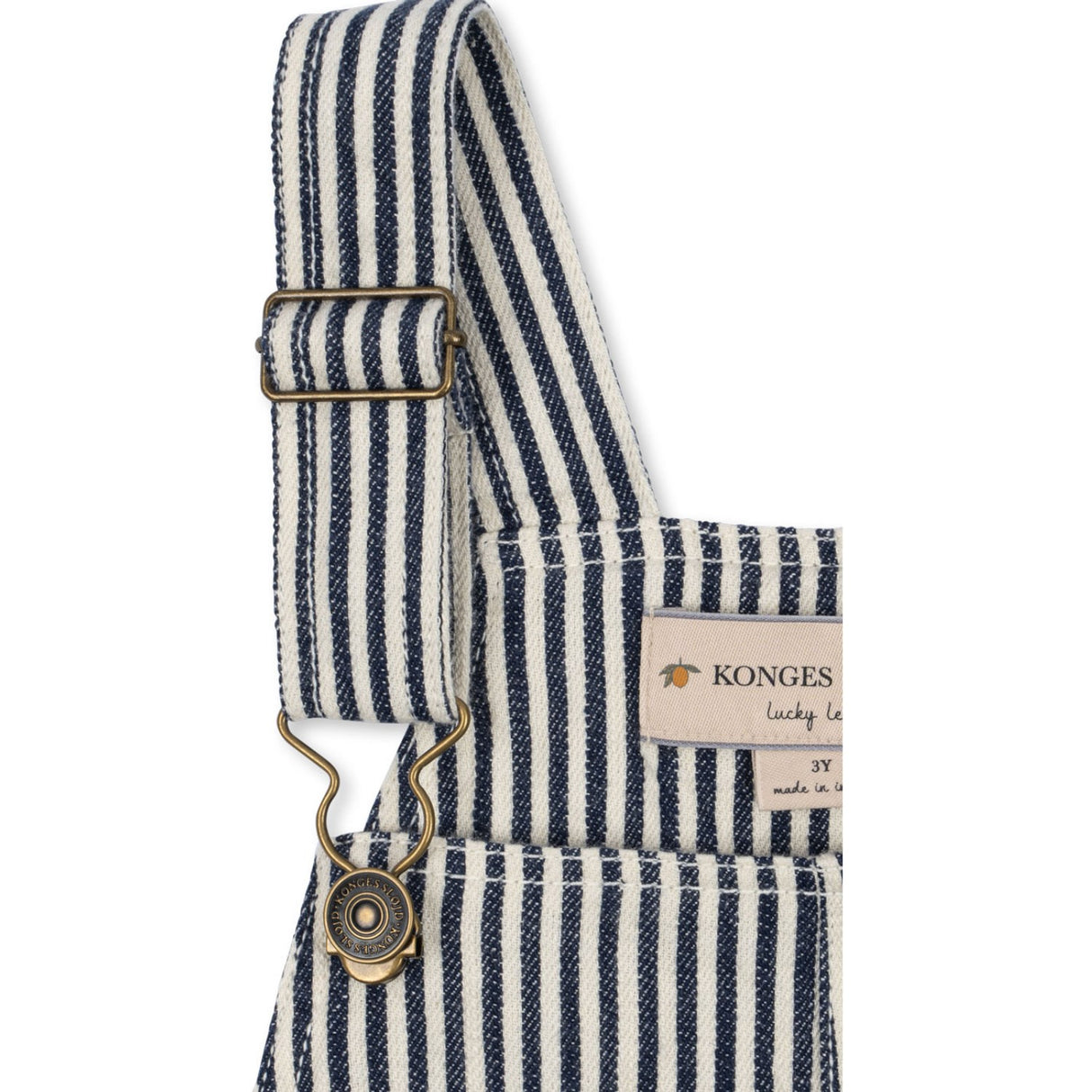 Konges Sløjd Naval Stripe Fender Overalls Gots