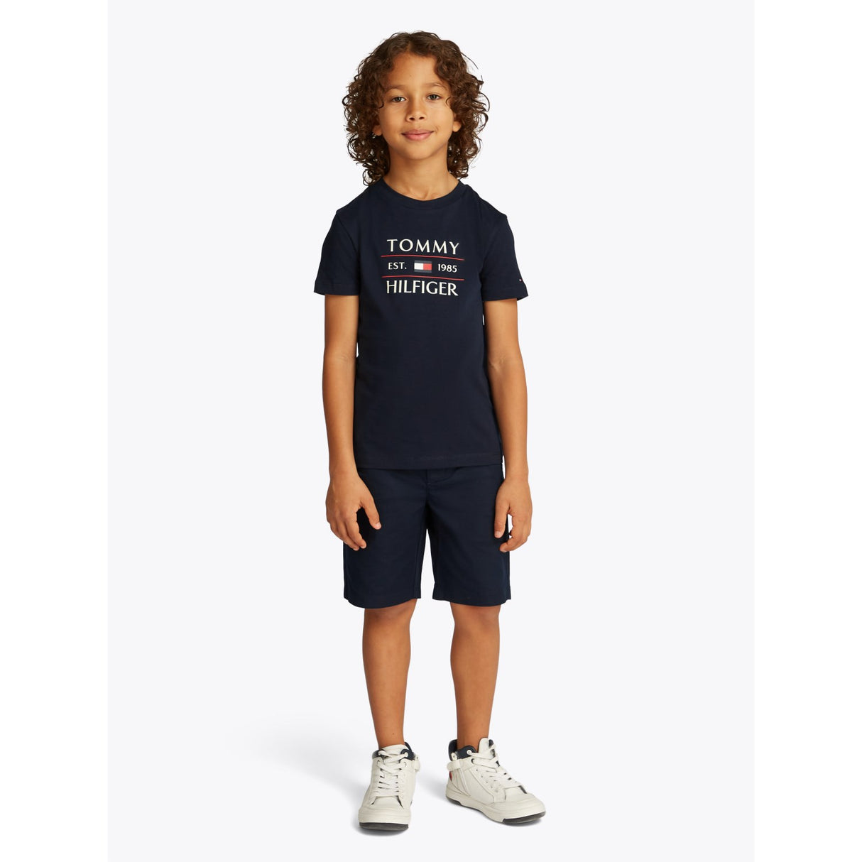 Tommy Hilfiger Dark Night Navy Flag Reg T-Skjorte