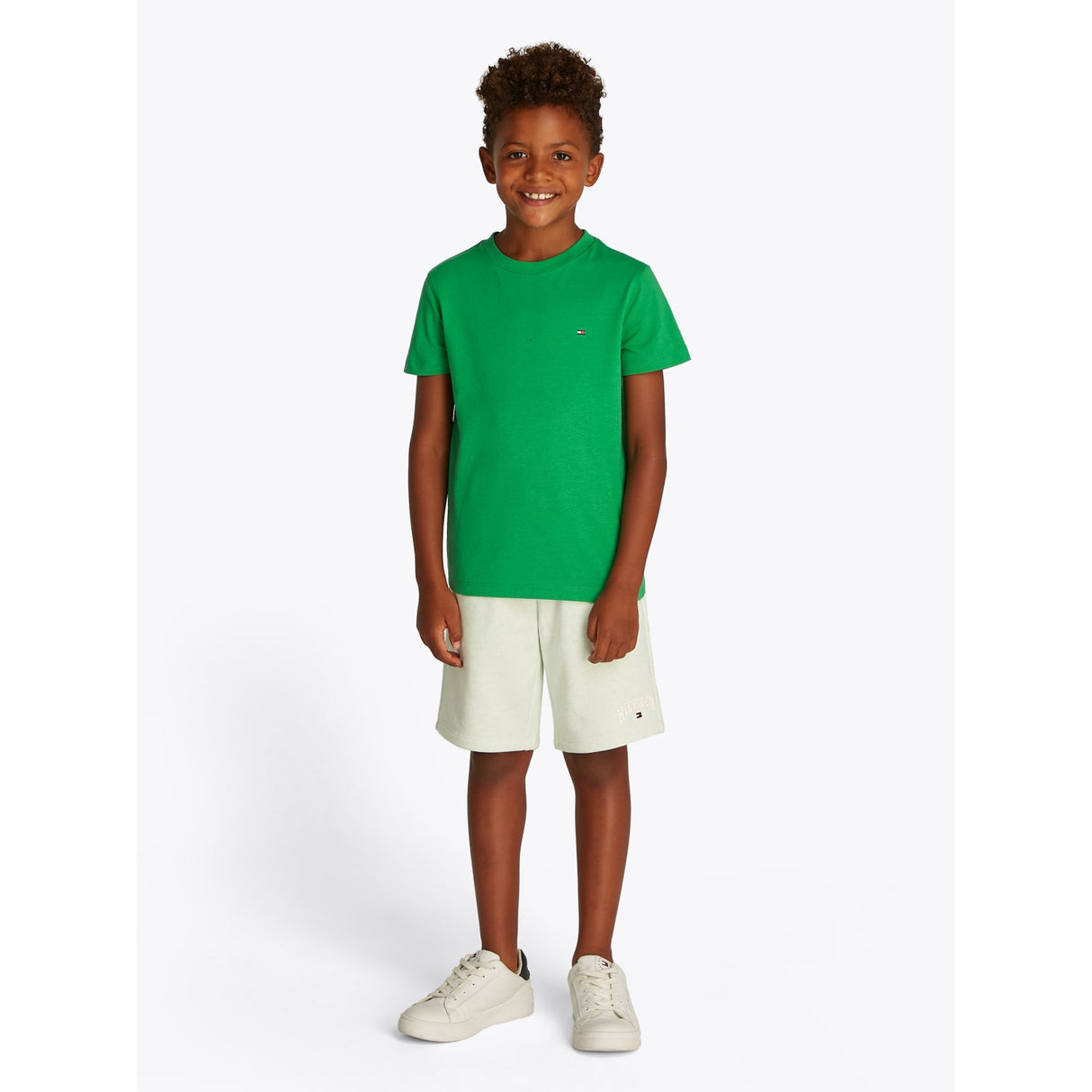 Tommy Hilfiger Radiant Green Essential Bomull Reg T-Skjorte