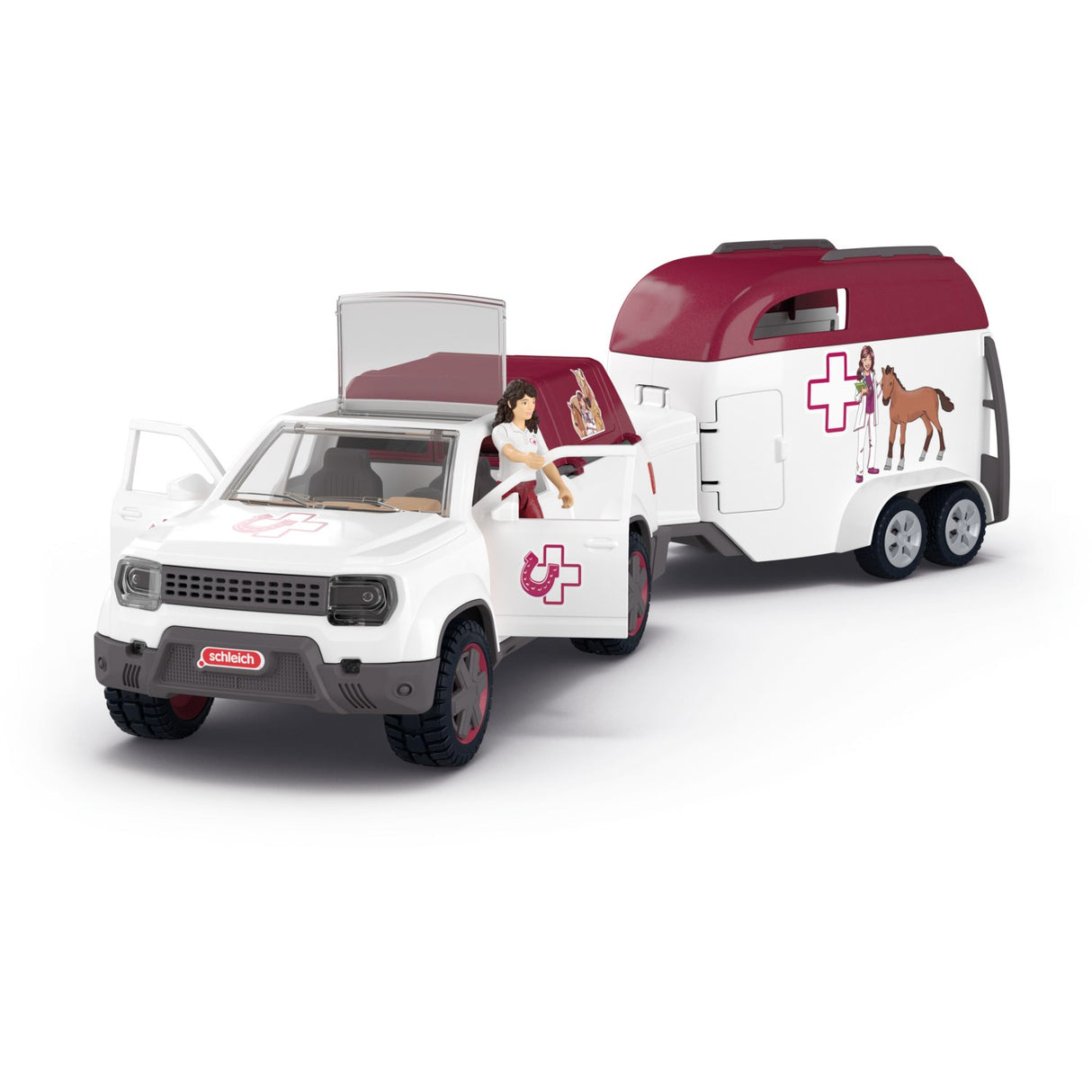 Schleich Mobil Dyrlæge Med Trailer