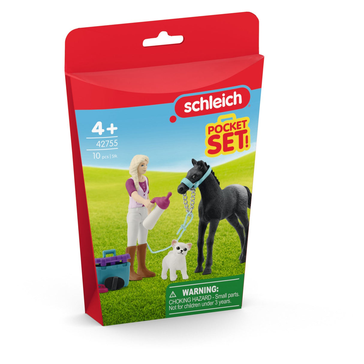 Schleich Pocket Set Plejesæt til Føl