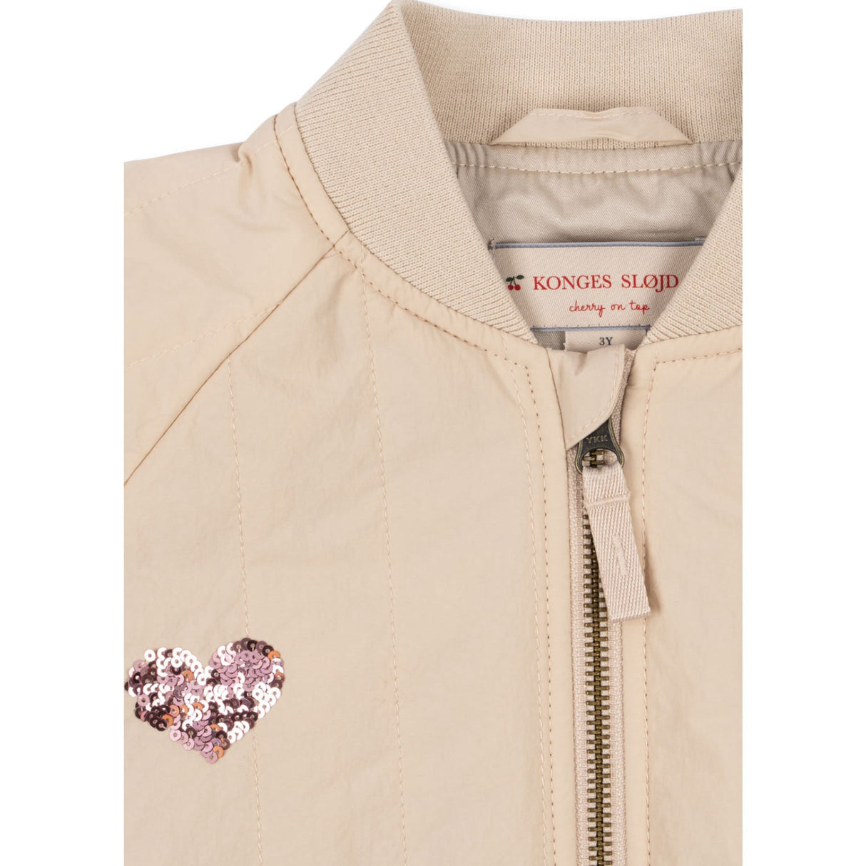 Konges Sløjd Smoke Gray Juno Paljet Bomberjakke