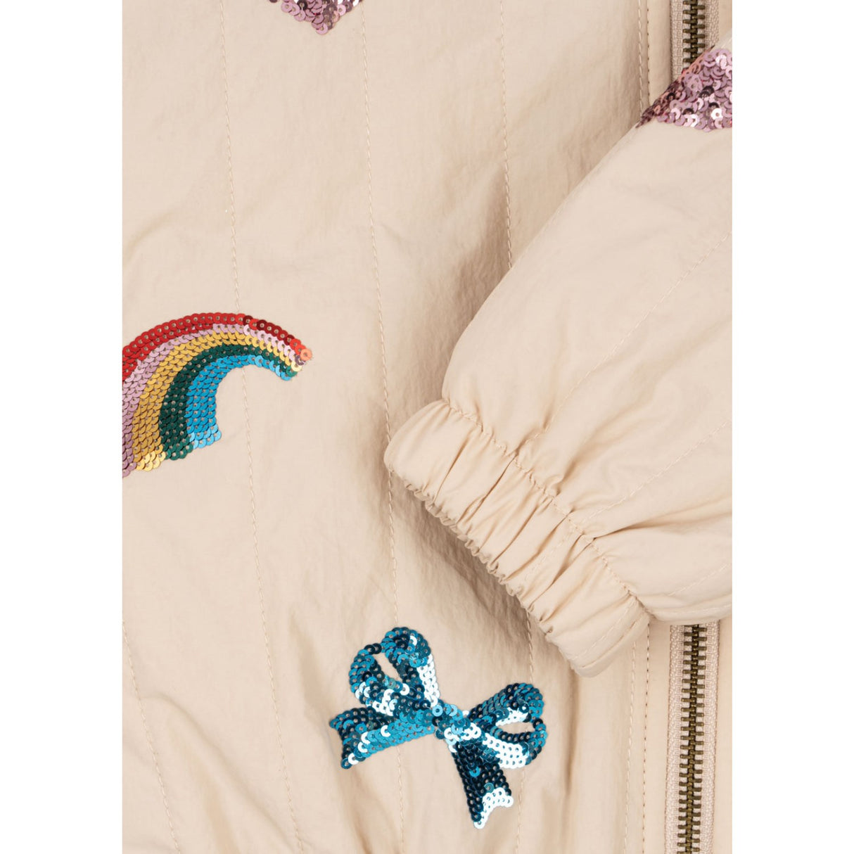 Konges Sløjd Smoke Gray Juno Paljet Bomberjakke