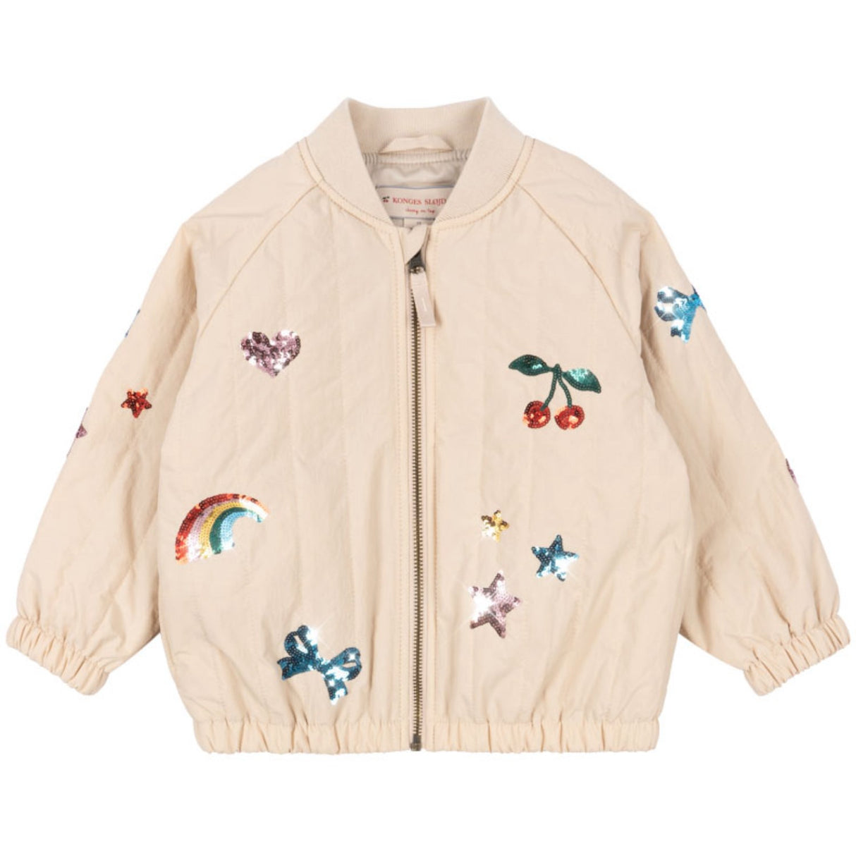 Konges Sløjd Smoke Gray Juno Paljet Bomberjakke