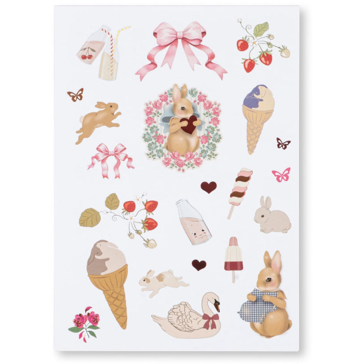 Konges Sløjd Pink A Klistremerke A Day