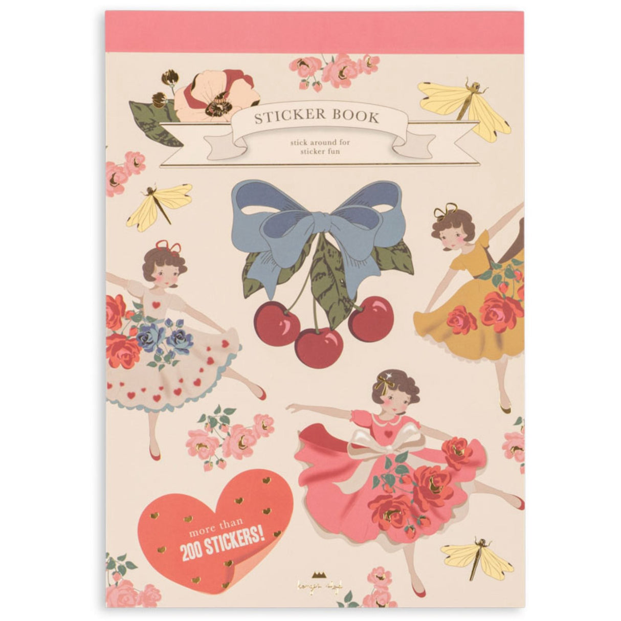 Konges Sløjd Pink A Klistremerke A Day