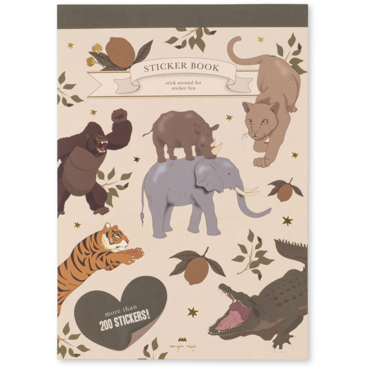 Konges Sløjd Tiger A Klistremerke A Day