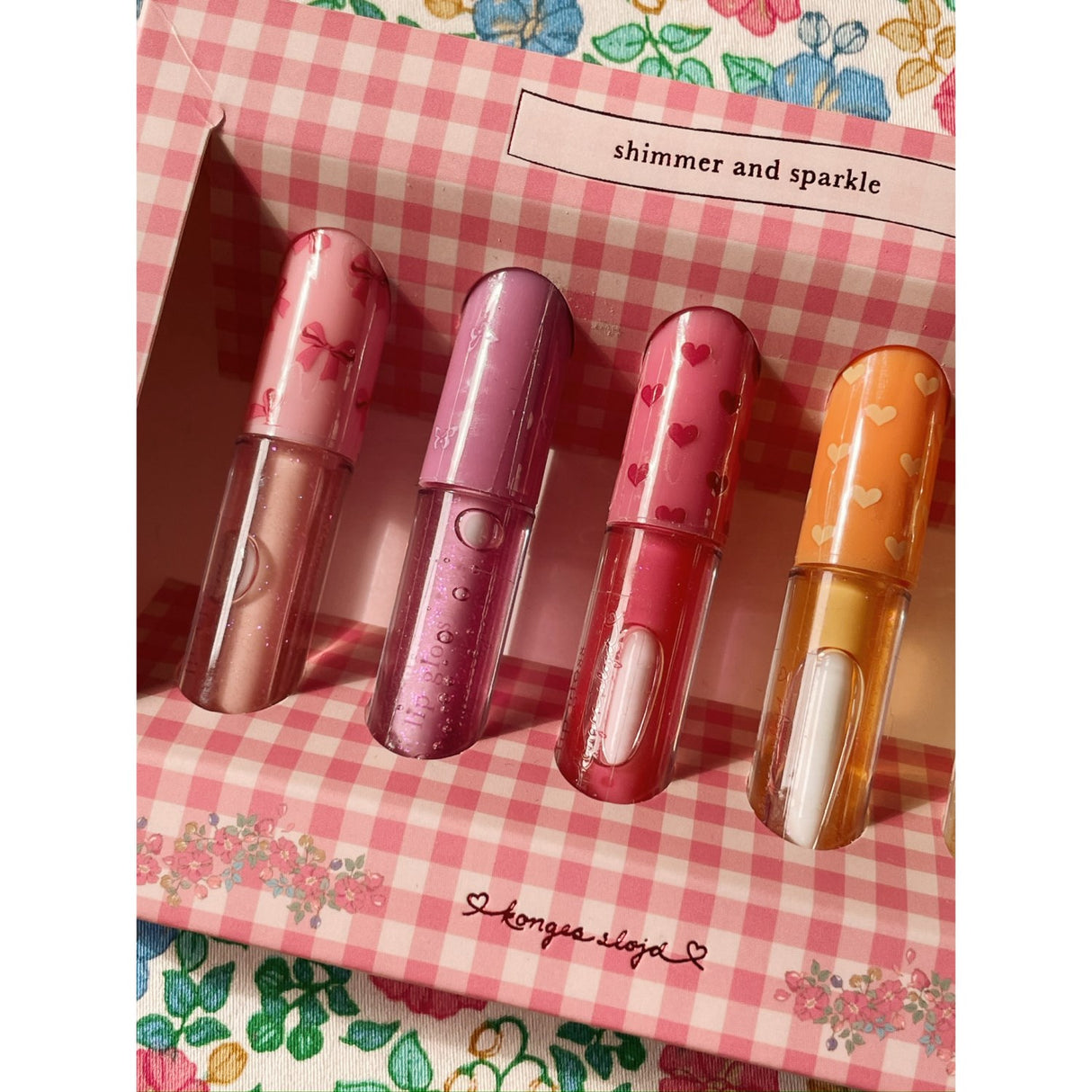 Konges Sløjd Multi Glitter Lip Gloss 5 Pcs