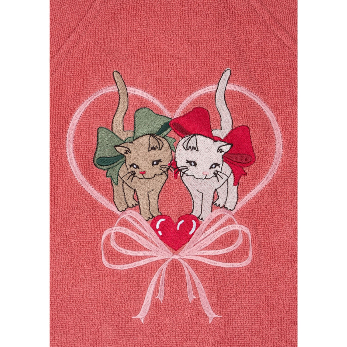 Konges Sløjd Flamingo Plume Terry Badekåpe Embroidery Gots