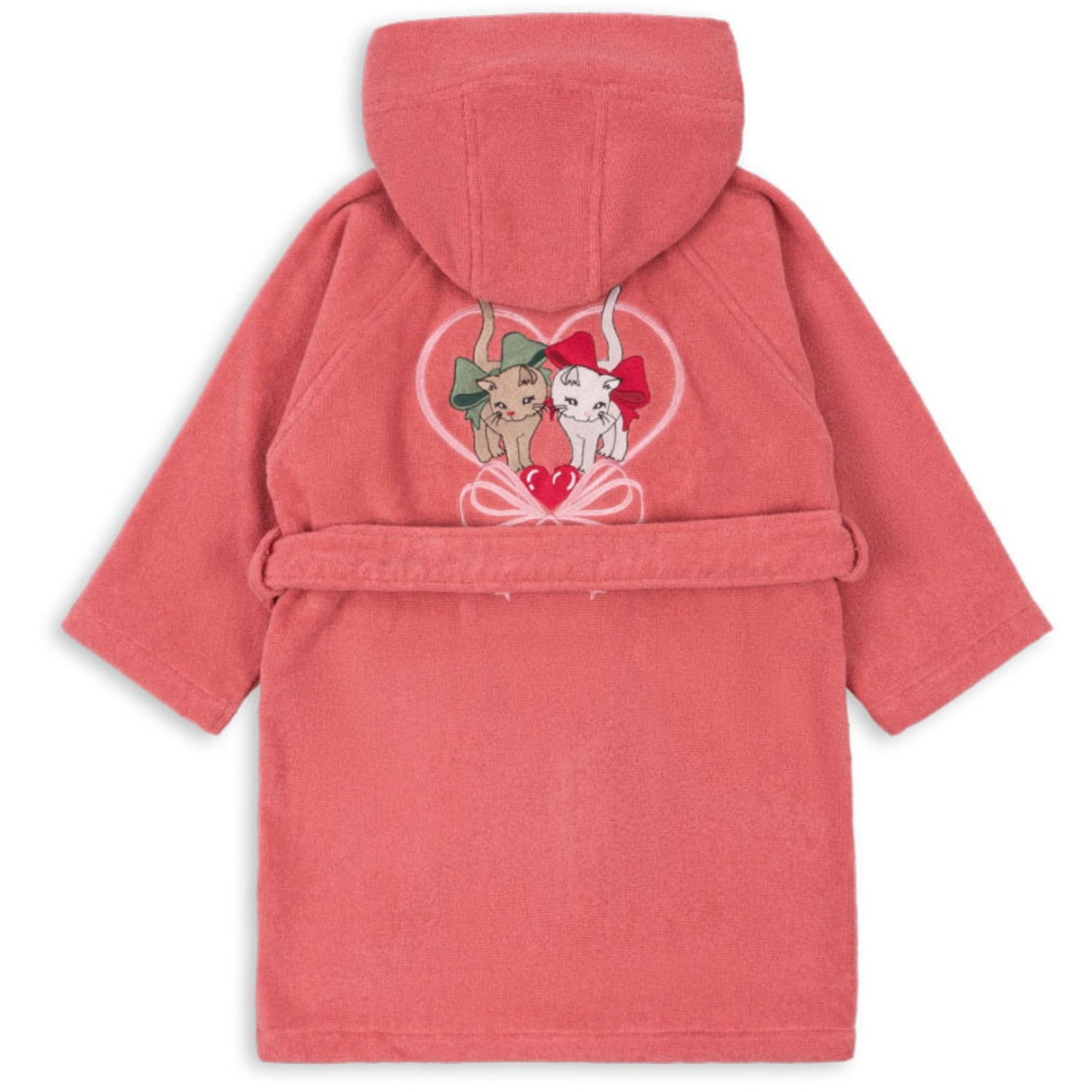 Konges Sløjd Flamingo Plume Terry Badekåpe Embroidery Gots