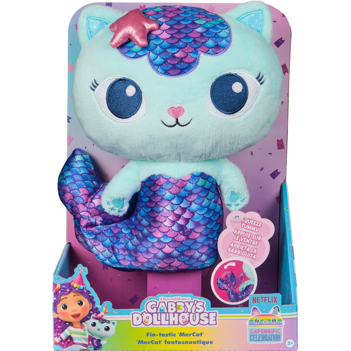 Gabby's Dollhouse Deluxe Plys Havkat 25 Cm