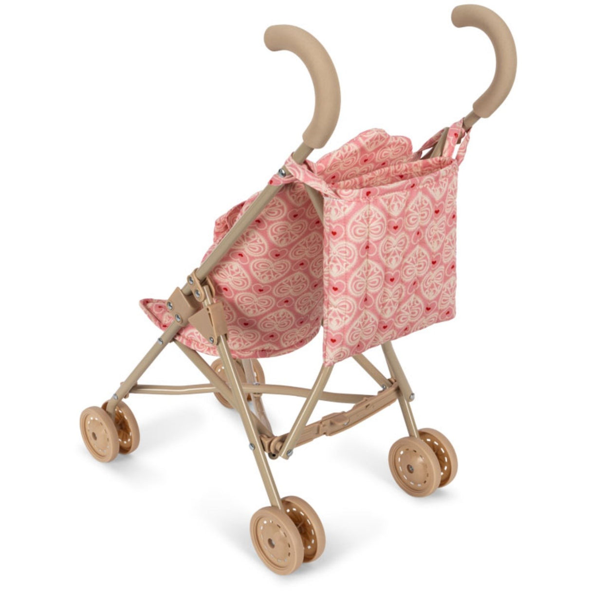 Konges Sløjd Lacy Pink Dukkeklapvogn