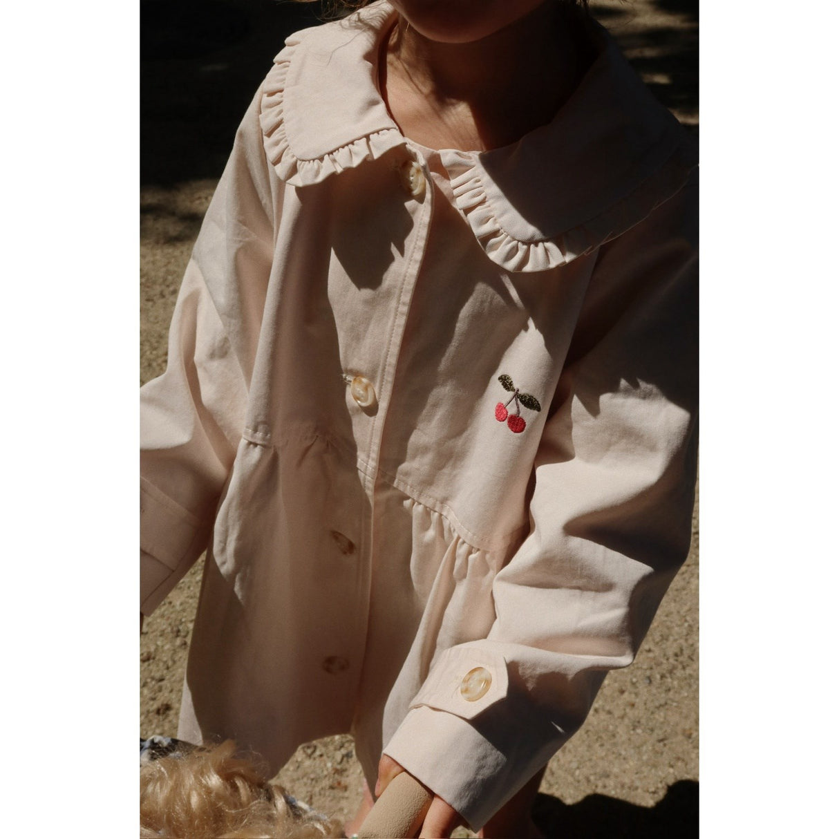 Konges Sløjd Soft Pink Trenchy Frakk