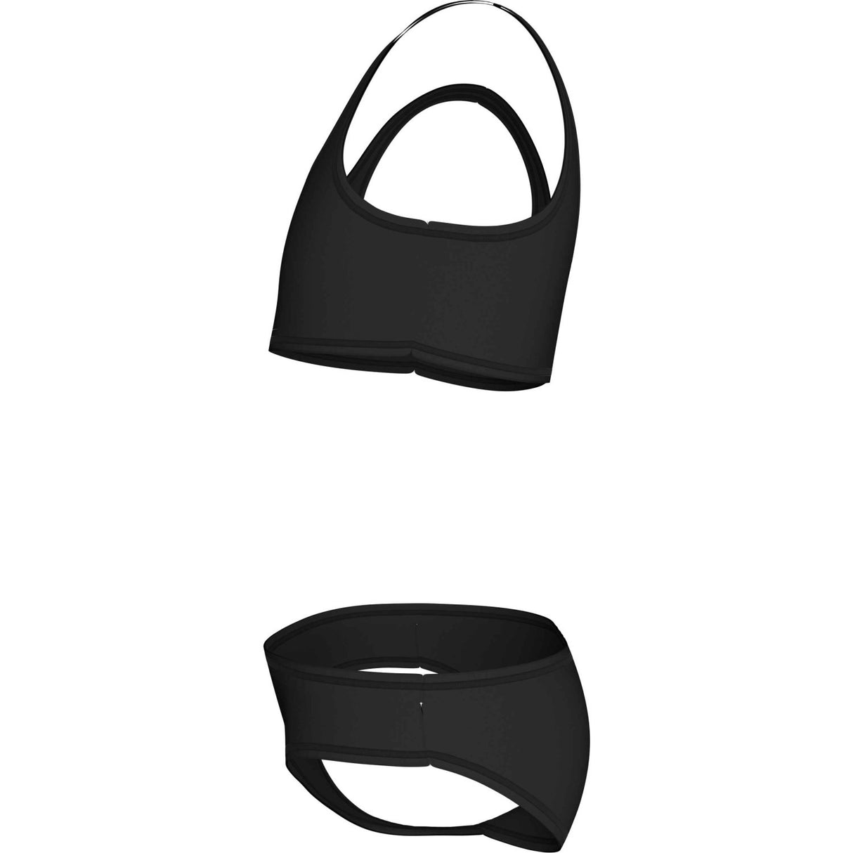 Calvin Klein Pvh Black Bralette Bikini Sett