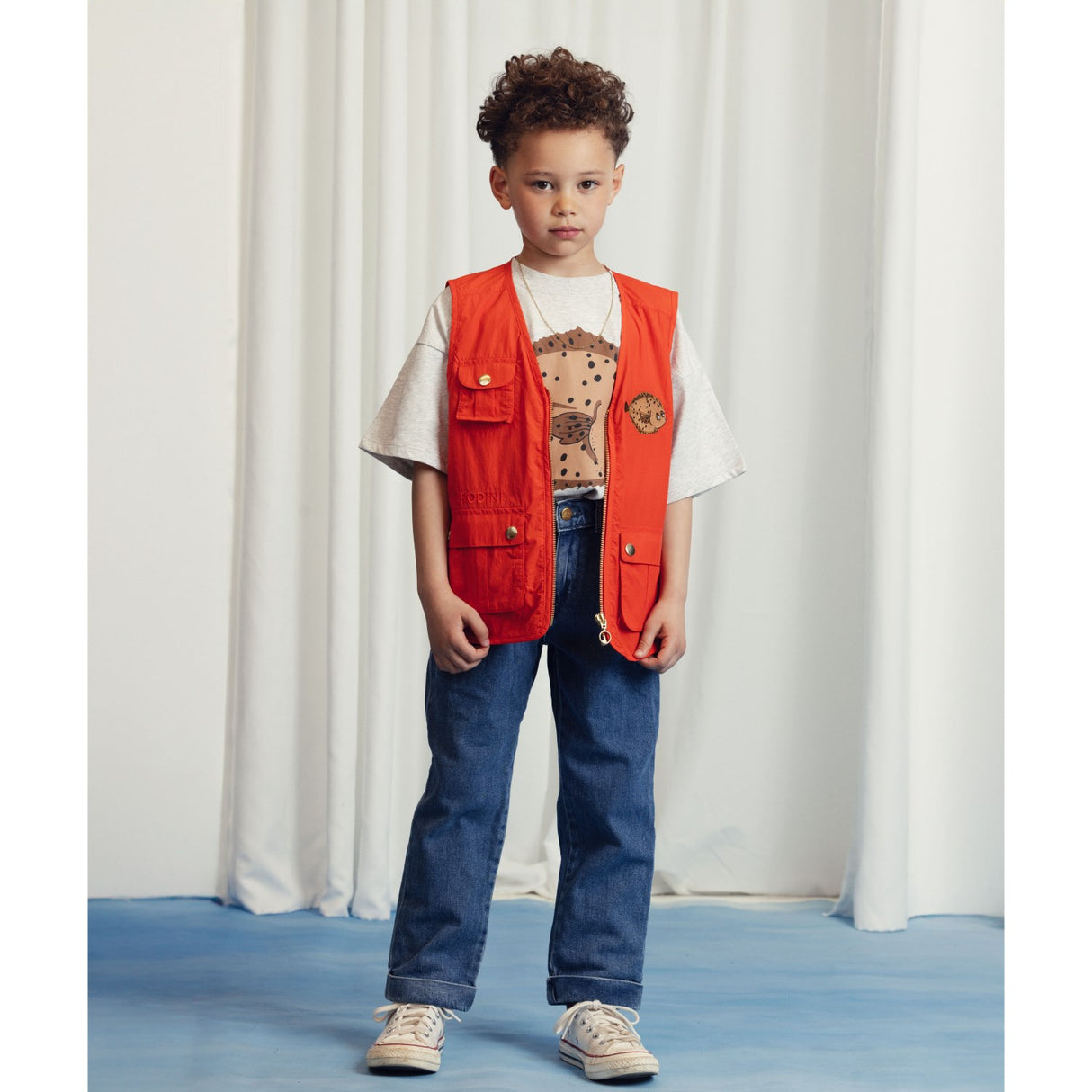 Mini Rodini Offwhite Flundra T-Shirt