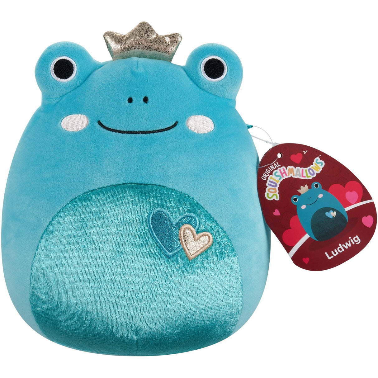 Squishmallows 19 Cm P23 Heart Ludwig Frog
