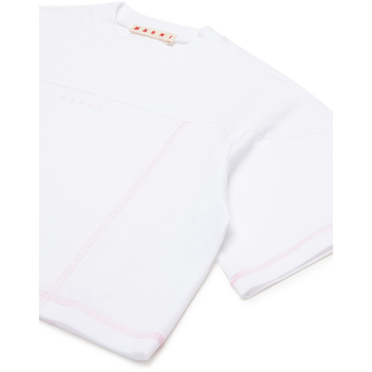 Marni White T-Skjorte