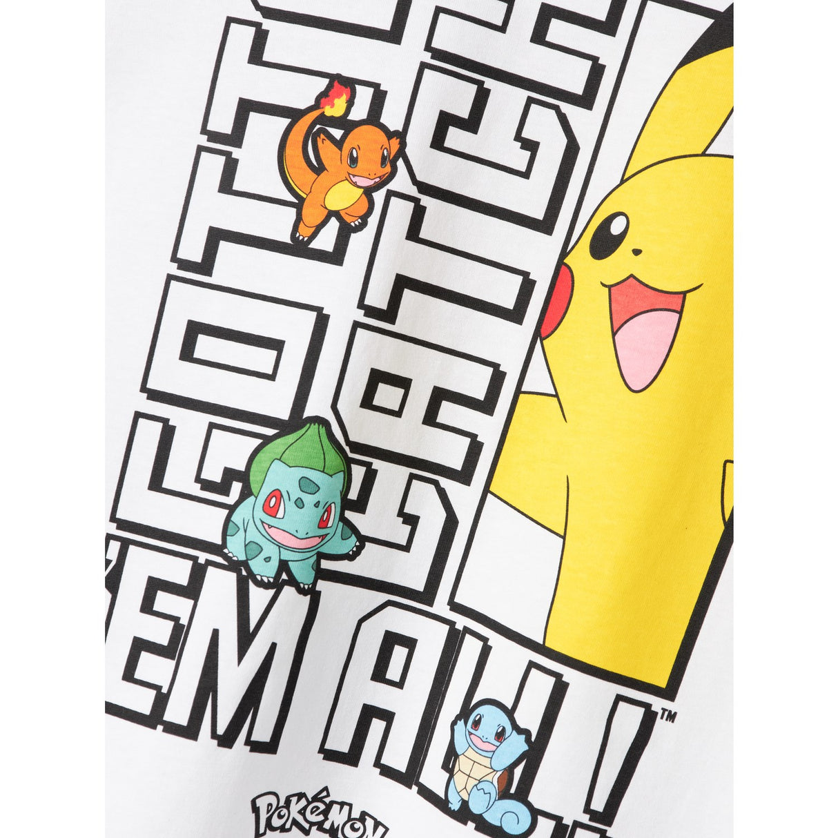 Name It Bright White Flame Pokemon T-Shirt Noos