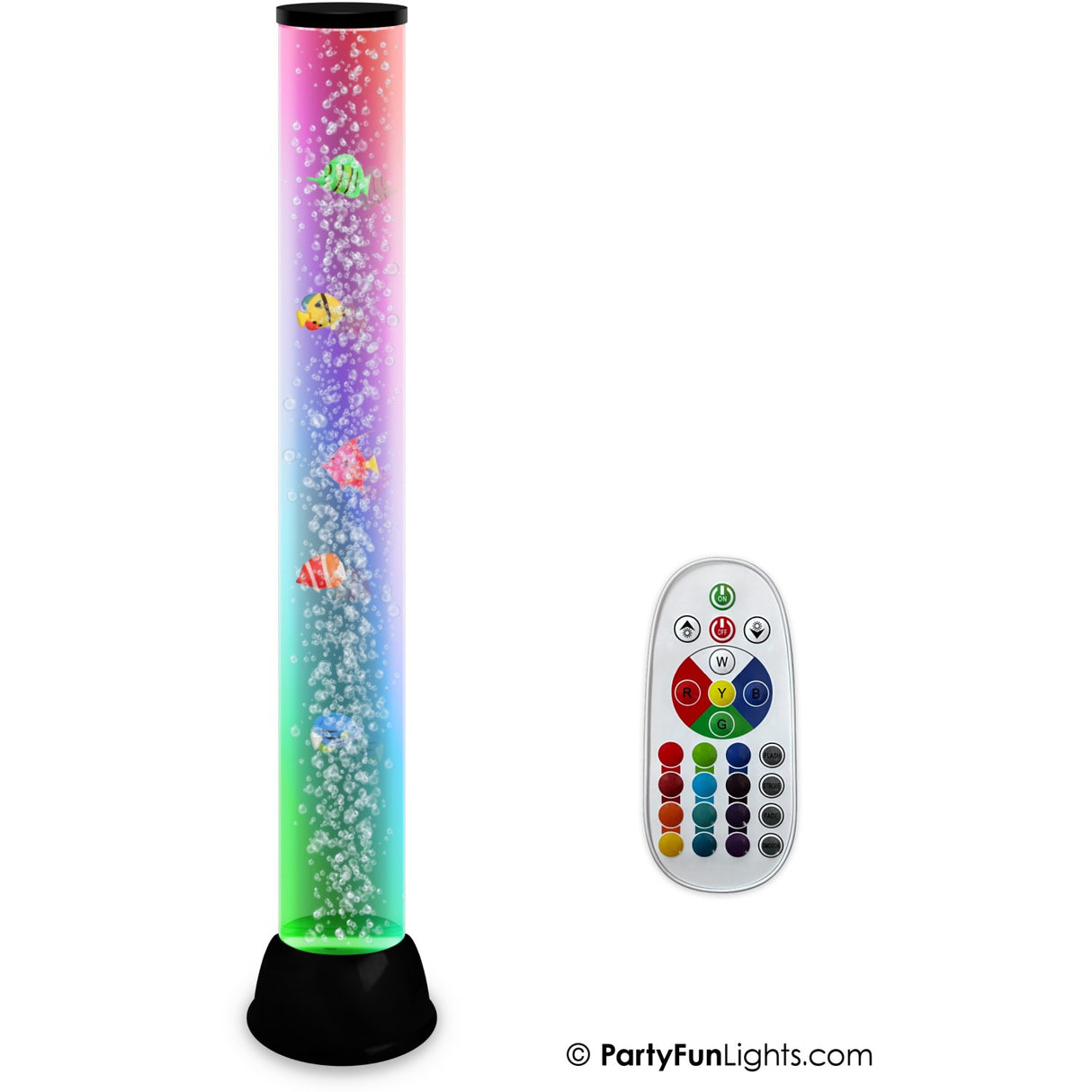 Party Funlight XXL Fiskelamp Med Bobler H: 80cm