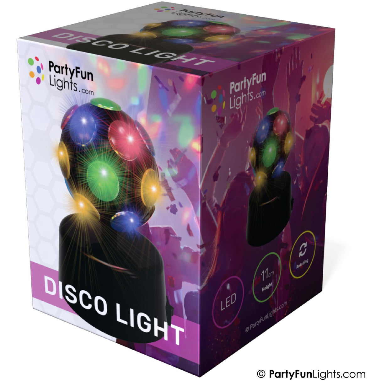 Party Funlight Mini Disco Lampe Ø: 9,2cm