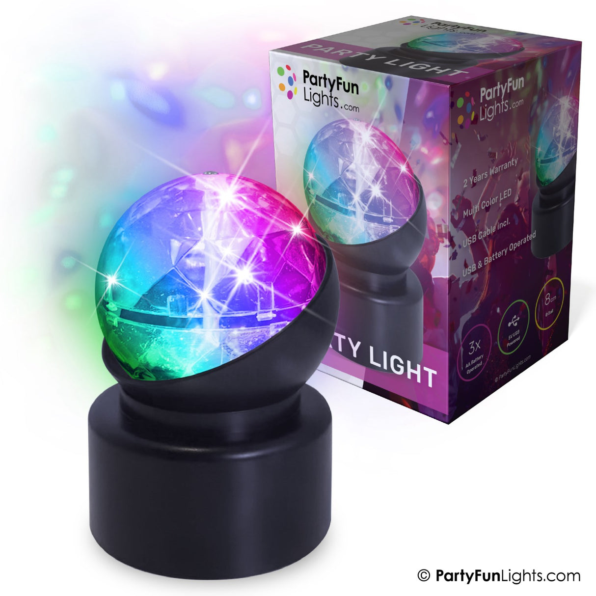 Party Funlight Mini Festlampe Ø: 8cm