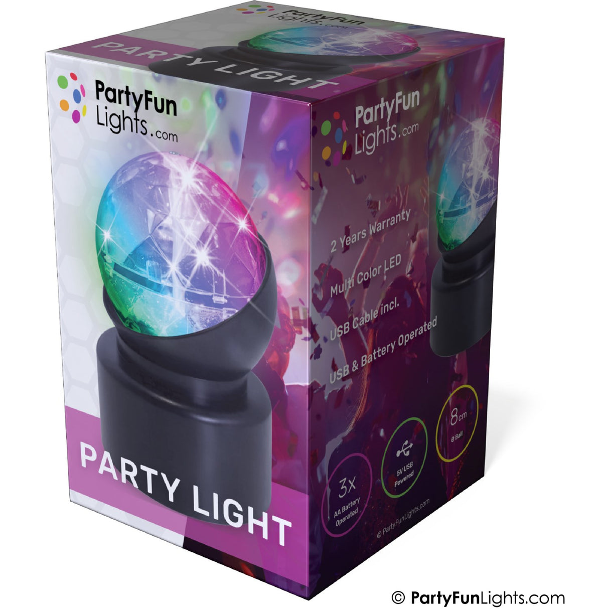 Party Funlight Mini Festlampe Ø: 8cm