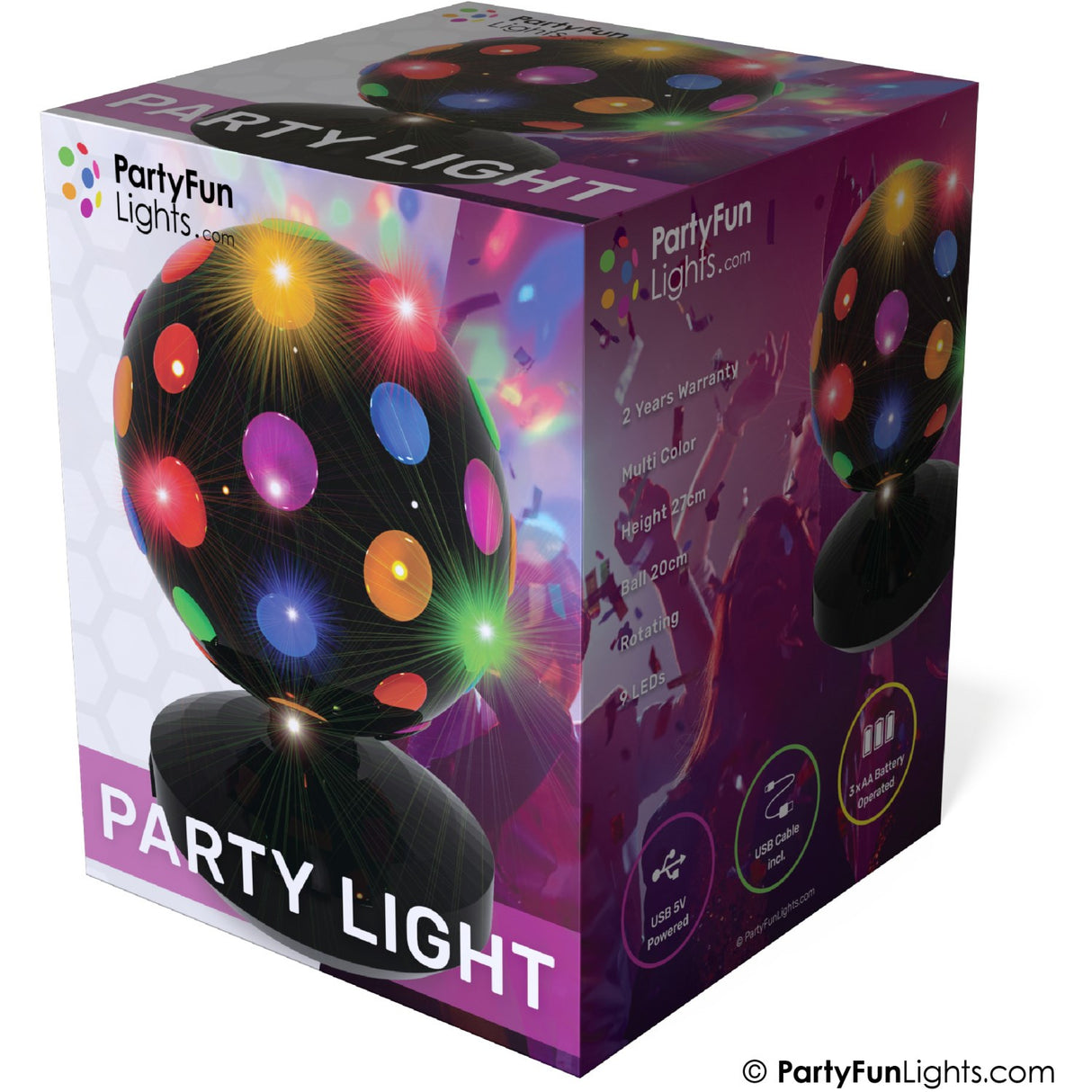 Party Funlight Disco Lampe Ø: 20cm
