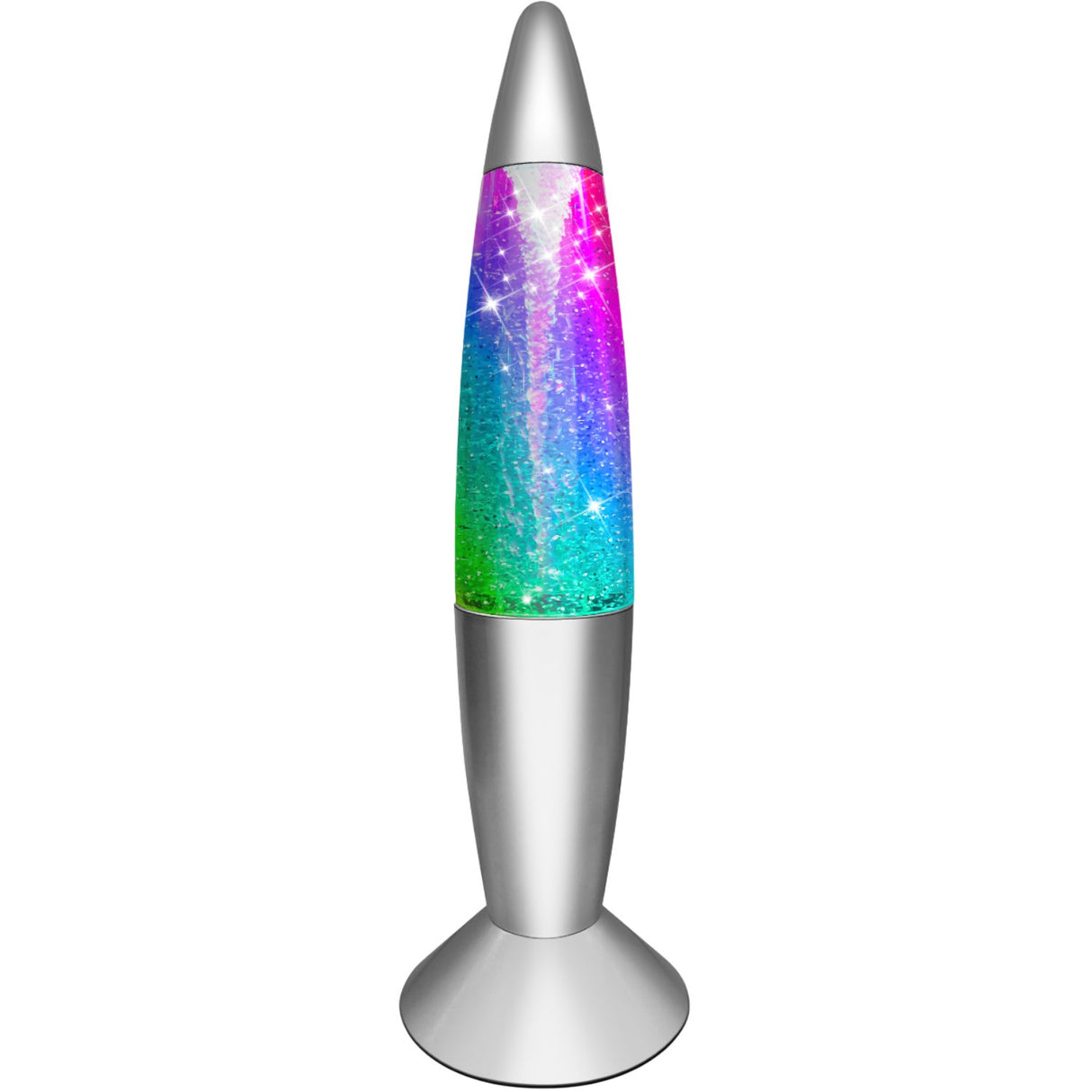 Party Funlight Tornado Glitter Lampe - Flerfarget H: 36cm