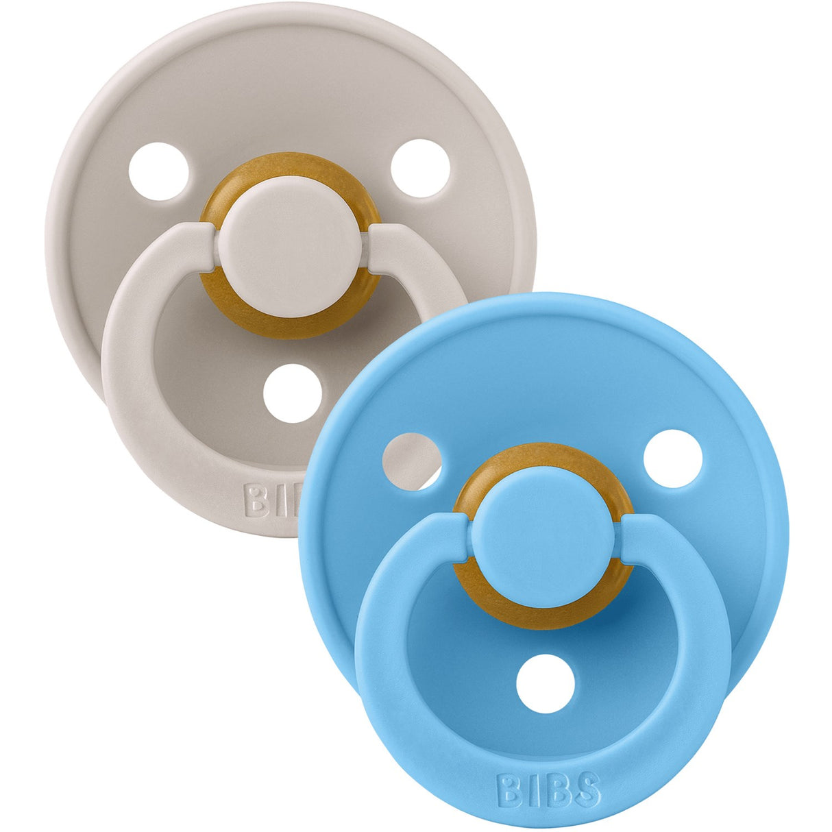 Bibs Mushroom/Breeze Smokk Colour 2 Pack Latex