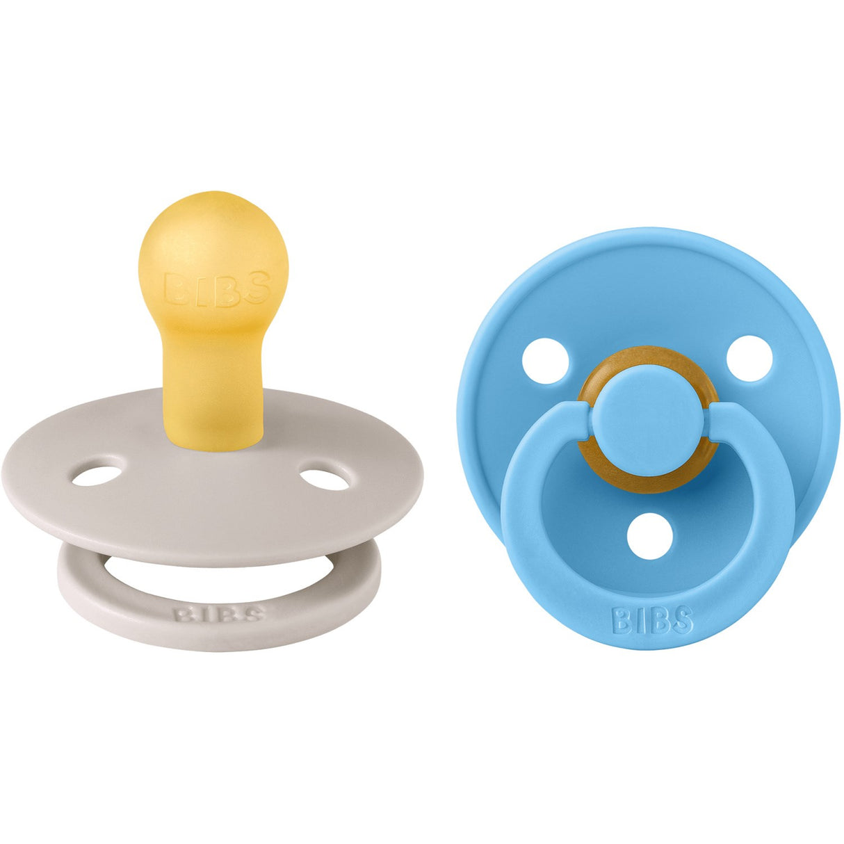 Bibs Mushroom/Breeze Smokk Colour 2 Pack Latex