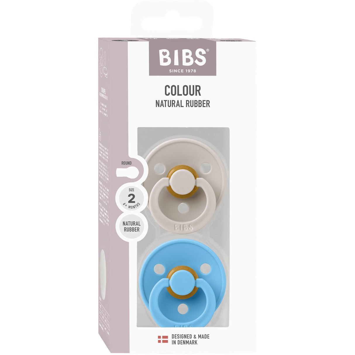 Bibs Mushroom/Breeze Smokk Colour 2 Pack Latex