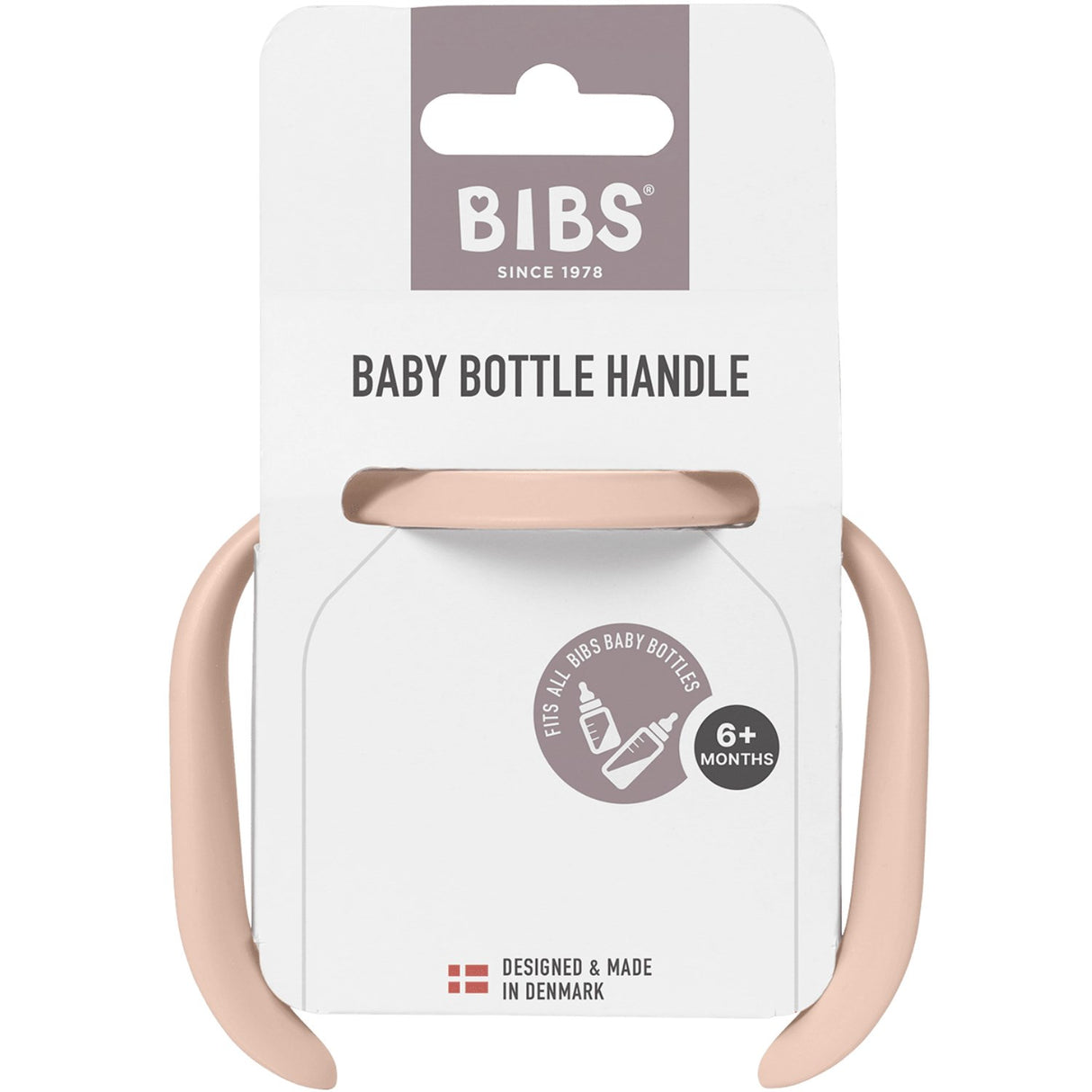Bibs Blush Baby Flaske Handle