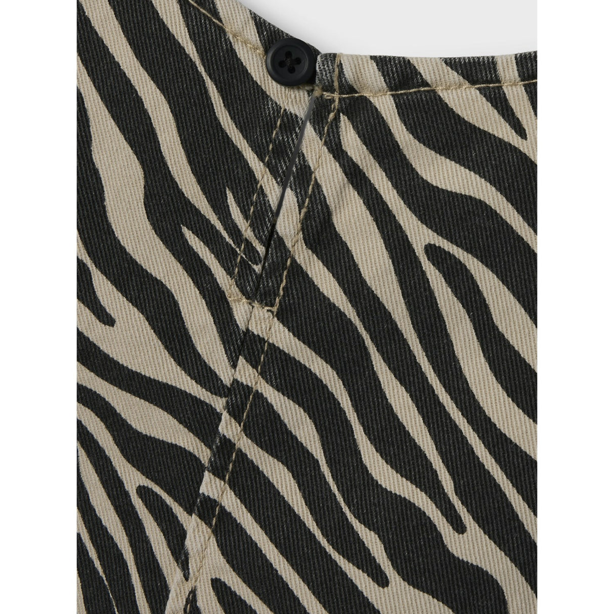 Name It Cement Black Zebra Zebra Twill Spencer Kjole