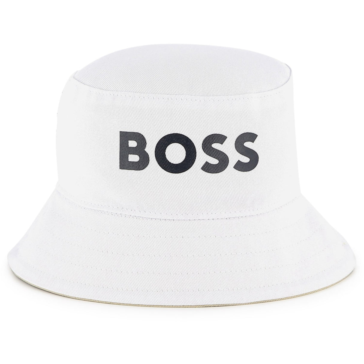 Hugo Boss White Vendbar Bøllehatt