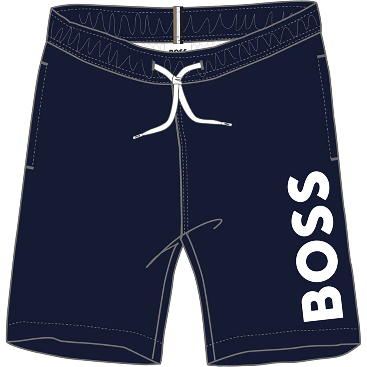 Hugo Boss Navy Badbyxor