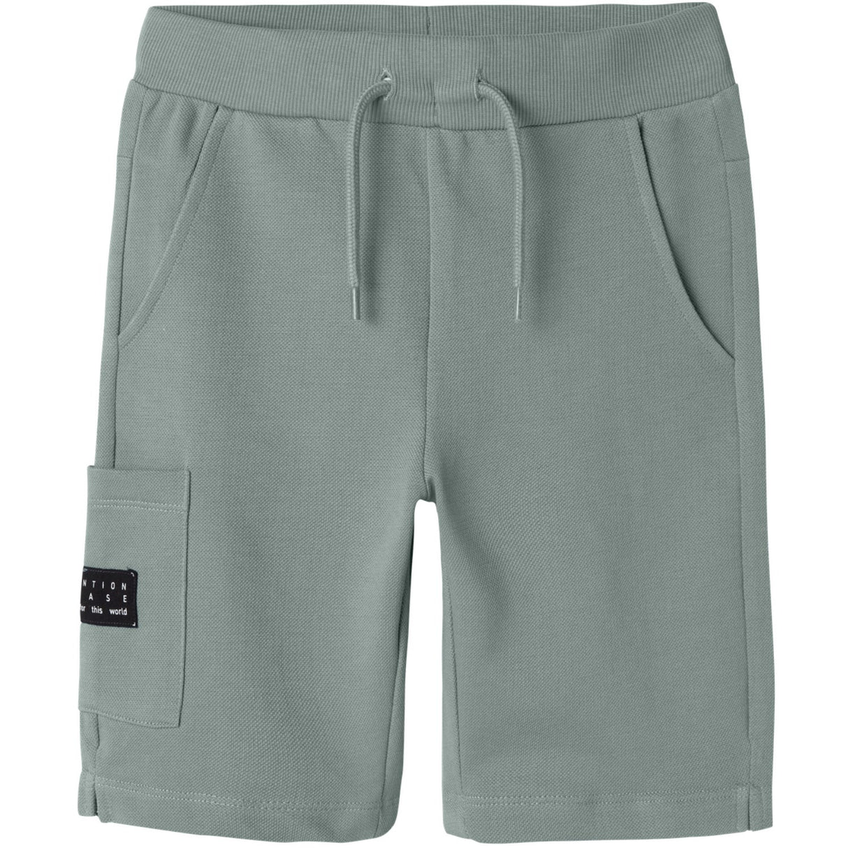 Name It Slate Gray Vivasse Long Sweat Shorts
