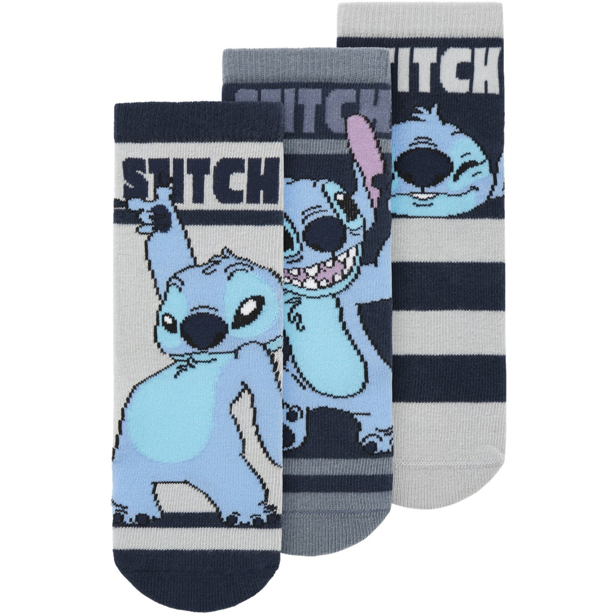 Name It Navy Blazer Ahan Stitch 3-Pakning Strømper