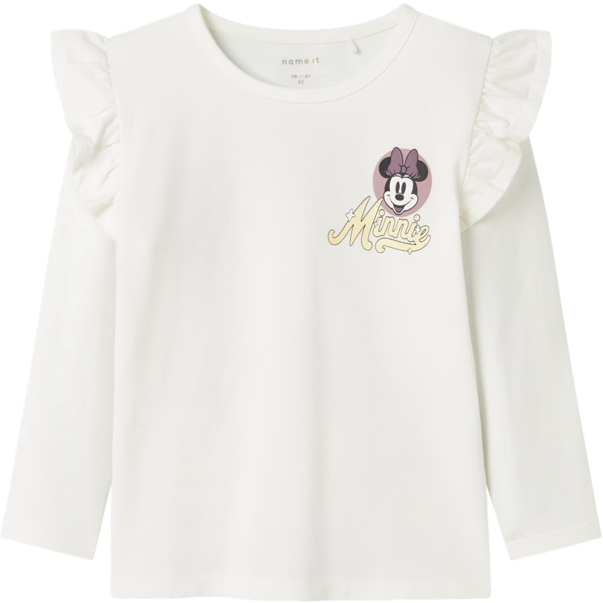 Name It Cloud Dancer Desire Minnie Mouse Bluse